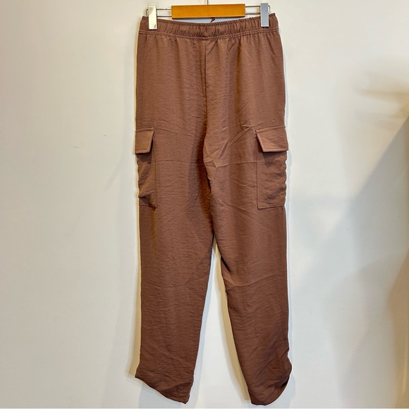 Guilty Drawstring Waist Cargo Pants Roll Tab Ankle - Picture 7 of 8